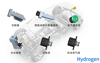 Core components for hydrogen fuel vehicles